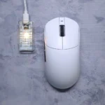 ATTACK SHARK X8 Ultra Wireless Gaming Mouse – PAW3950MAX Sensor, 42,000 DPI, 8000Hz Polling Rate, 750 IPS, 50G, Tri-Mode (White)