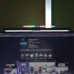 LED Monitor Light Bar – Dual-Sided Lighting, Front White/Yellow, Rear RGB, Wired USB Powered, Touch Control - Image 2