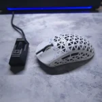 ATTACK SHARK R5 Ultra Carbon Fiber Wireless Gaming Mouse – PAW3950MAX Sensor, 42,000 DPI, 8000Hz Polling Rate, Tri-Mode (White) - Image 2