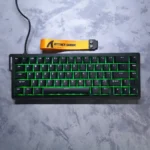 ATTACK SHARK X68 HE Rapid Trigger Gaming Keyboard – Magnetic Switches, 8000Hz Polling, Adjustable Actuation (Black) - Image 3