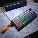 ATTACK SHARK R85 HE Rapid Trigger Gaming Keyboard – Magnetic Switches, 8000Hz Polling, Adjustable Actuation, RGB Front Lightbox (Black Gradient) - Image 3