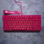 ATTACK SHARK R82 HE Rapid Trigger Gaming Keyboard – Magnetic Switches, 8000Hz Polling, Adjustable Actuation (Pink Contour) - Image 3