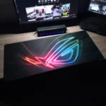 Mouse Pad 90 × 40 cm – Extended Gaming Desk Mat, Black & Colors Modern Design