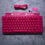 ATTACK SHARK R82 HE Rapid Trigger Gaming Keyboard – Magnetic Switches, 8000Hz Polling, Adjustable Actuation (Pink Contour) - Image 4
