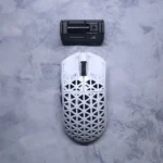 ATTACK SHARK R5 Ultra Carbon Fiber Wireless Gaming Mouse – PAW3950MAX Sensor, 42,000 DPI, 8000Hz Polling Rate, Tri-Mode (White) - Image 3