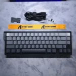 ATTACK SHARK X68 HE Rapid Trigger Gaming Keyboard – Magnetic Switches, 8000Hz Polling, Adjustable Actuation (Black Gradient) - Image 4