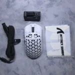 ATTACK SHARK R5 Ultra Carbon Fiber Wireless Gaming Mouse – PAW3950MAX Sensor, 42,000 DPI, 8000Hz Polling Rate, Tri-Mode (White) - Image 5