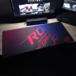 Mouse Pad 90 × 40 cm – Extended Gaming Desk Mat, Black & Colors Typing Modern Design