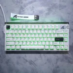 ATTACK SHARK R85 HE Rapid Trigger Gaming Keyboard – Magnetic Switches, 8000Hz Polling, Adjustable Actuation, RGB Front Lightbox (White) - Image 5
