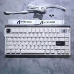 ATTACK SHARK R85 HE Rapid Trigger Gaming Keyboard – Magnetic Switches, 8000Hz Polling, Adjustable Actuation, RGB Front Lightbox (White) - Image 6