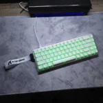 ATTACK SHARK X68 MAX HE Rapid Trigger Keyboard – Magnetic Switch, CNC Aluminum Case, 8000Hz Polling Rate (White Contour) - Image 2