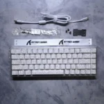 ATTACK SHARK X68 MAX HE Rapid Trigger Keyboard – Magnetic Switch, CNC Aluminum Case, 8000Hz Polling Rate (White Contour) - Image 4