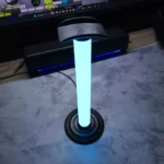 RGB Headset Stand – RGB Lighting Modes, Integrated Mini Control, Wired, Compact Design