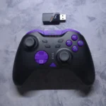 PXN P5 8K Wireless Gaming Controller – Tri-Mode, Bluetooth, 2.4G Wireless, Wired, Multi-Platform (Black & Purple)
