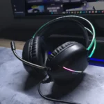 ONIKUMA X33 RGB Gaming Headset – Wired, Type-C Connection, USB Adapter, Integrated Microphone