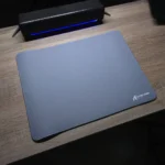 ATTACK SHARK CM02SE Gaming Mouse Pad – Heavy Textured Surface, Non-Slip Rubber Base, Stitched Edges (Grey)