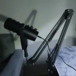 MV7 Microphone + Desk-Mounted Stand Combo – USB & XLR Mic, Click-to-Mute, Volume & Echo Controls - Image 2