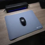 ATTACK SHARK CM02SE Gaming Mouse Pad – Heavy Textured Surface, Non-Slip Rubber Base, Stitched Edges (Grey) - Image 2